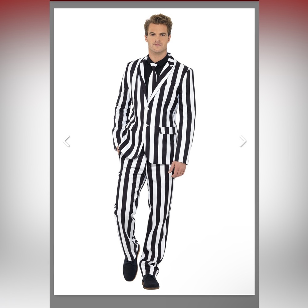 Men's Humbug Striped Suit